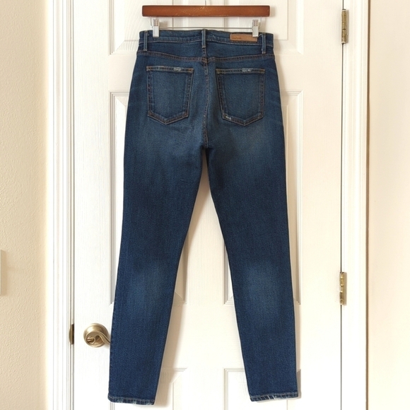 Grlfrnd Karolina Dark Wash High Rise Button Fly Skinny Jeans Joan Jett 28 - Picture 4 of 16